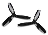 Kingkong 5045 3-Blade Black Propellers CW CCW 1 Pair for FPV Racer [1067877-b]